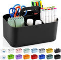 Ahot Multiuse Caddy Organizer with Handle - Stackable Plastic Tote Bin - Art Craft Supplies, Office, Desk, Stationery Pen Holder, Kitchen, Utensil, Makeup, Bathroom, Shower, Cleaning, Dorm Organizer