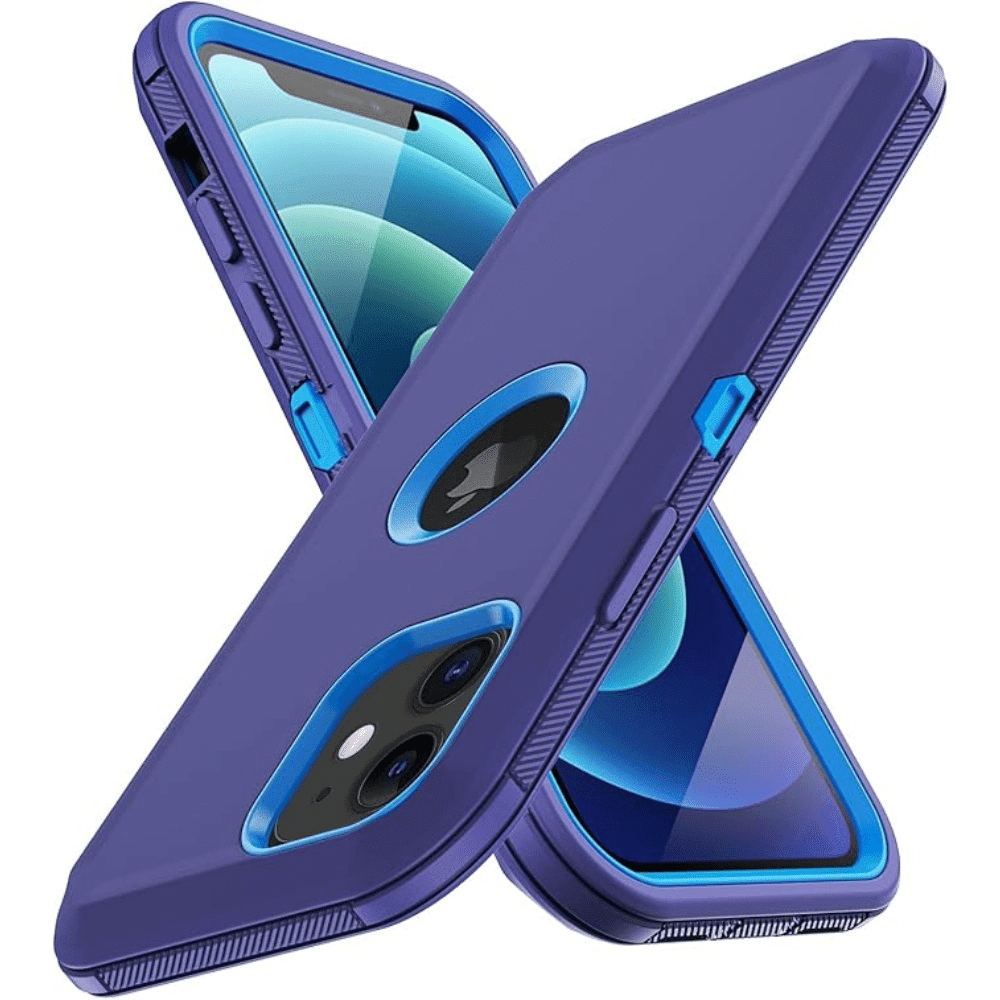 Heavy Shockproof Cover for iPhone 13/14 Case 3 Layer Shatter Resistant Rugged Case