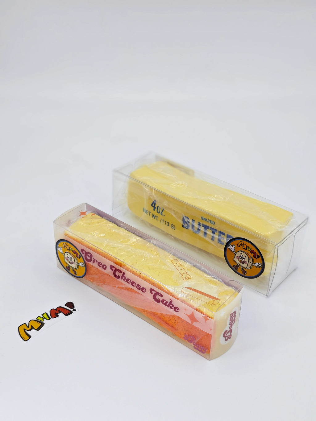 Golden Butter Breadsticks Taba Squishy (Set) - Sticky & Soft Grilled Toast Toy | Savory Scented Fidget
