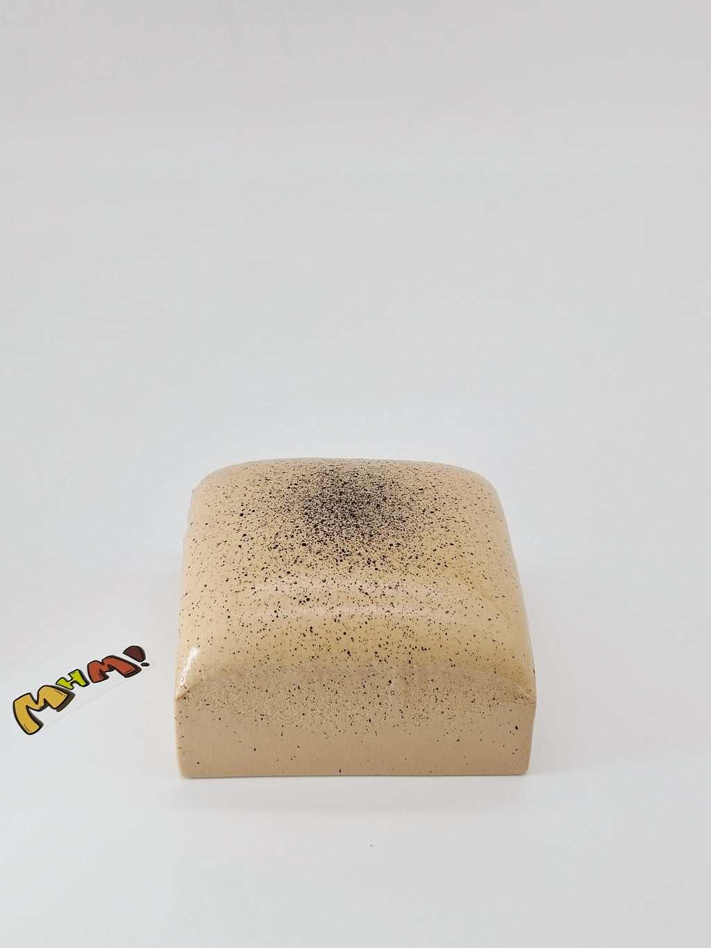 Coffee Cream Mousse Cake Squishy - Sticky & Soft Slice Toy | Scented Latte Dessert Fidget