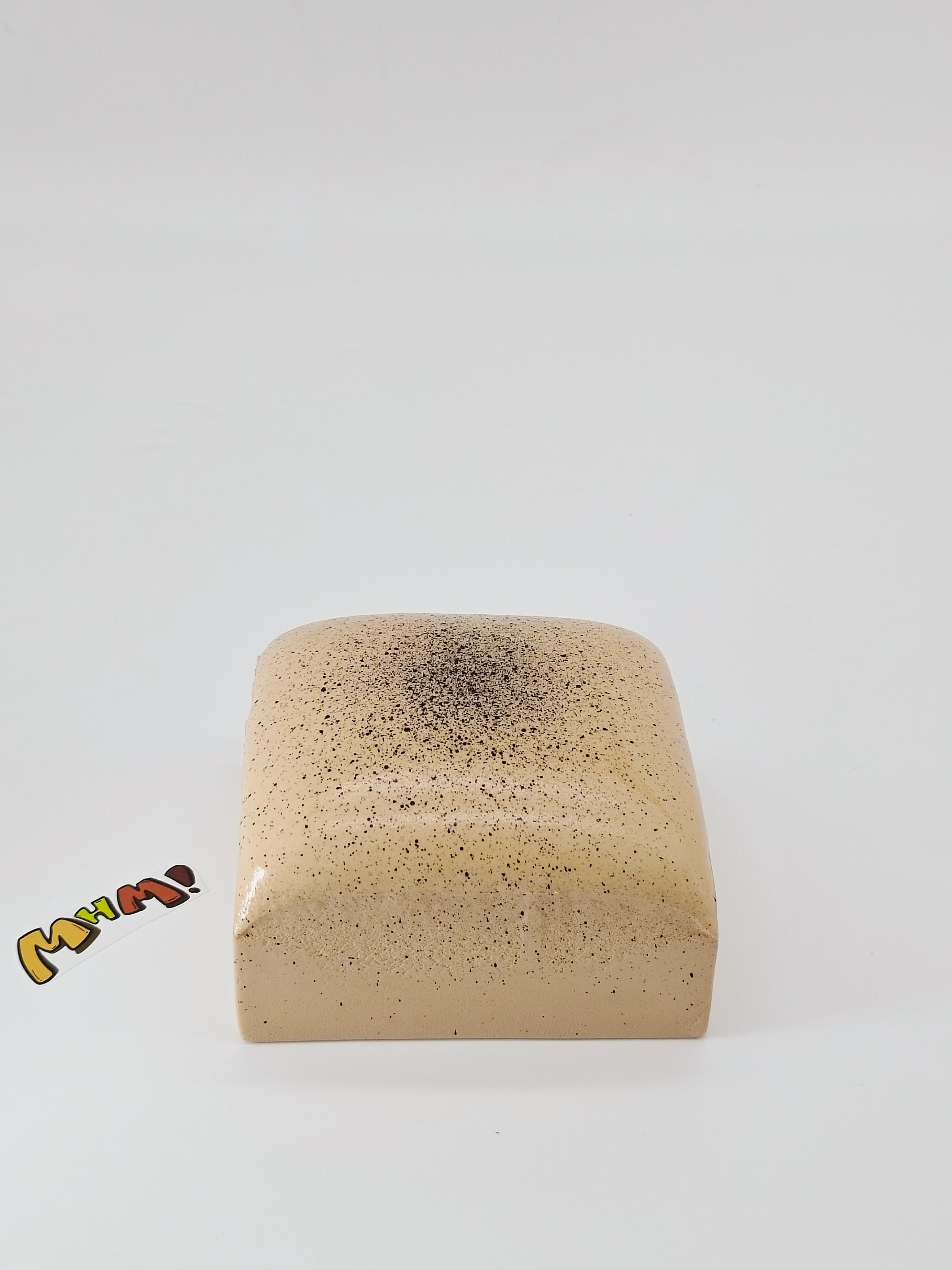 Coffee Cream Mousse Cake Squishy - Sticky & Soft Slice Toy | Scented Latte Dessert Fidget