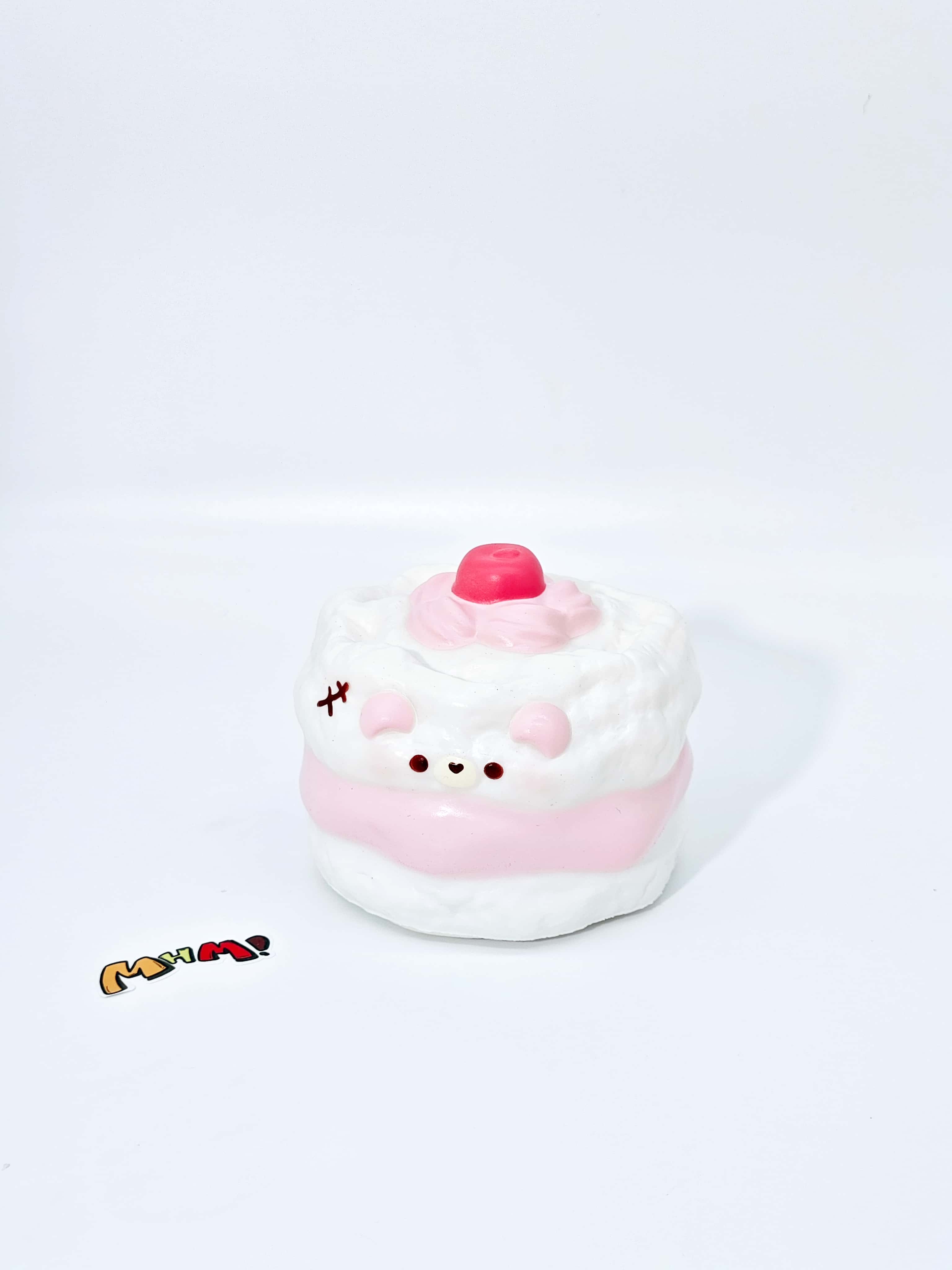 🐻 Bear Chiffon Cake Squishy | 2 Styles Bakery Themed Slow Rising Stress Relief Toy