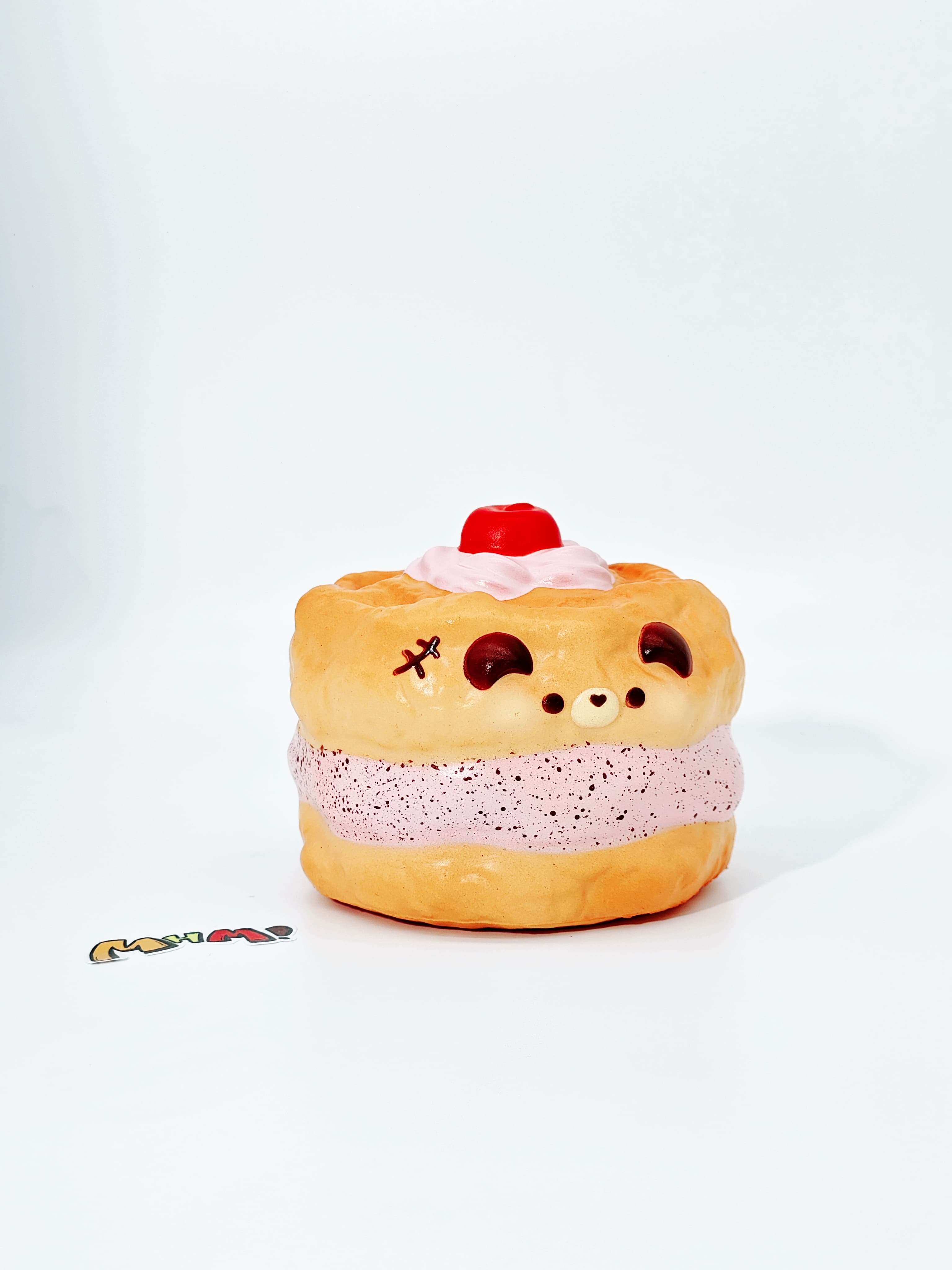 🐻 Bear Chiffon Cake Squishy | 2 Styles Bakery Themed Slow Rising Stress Relief Toy
