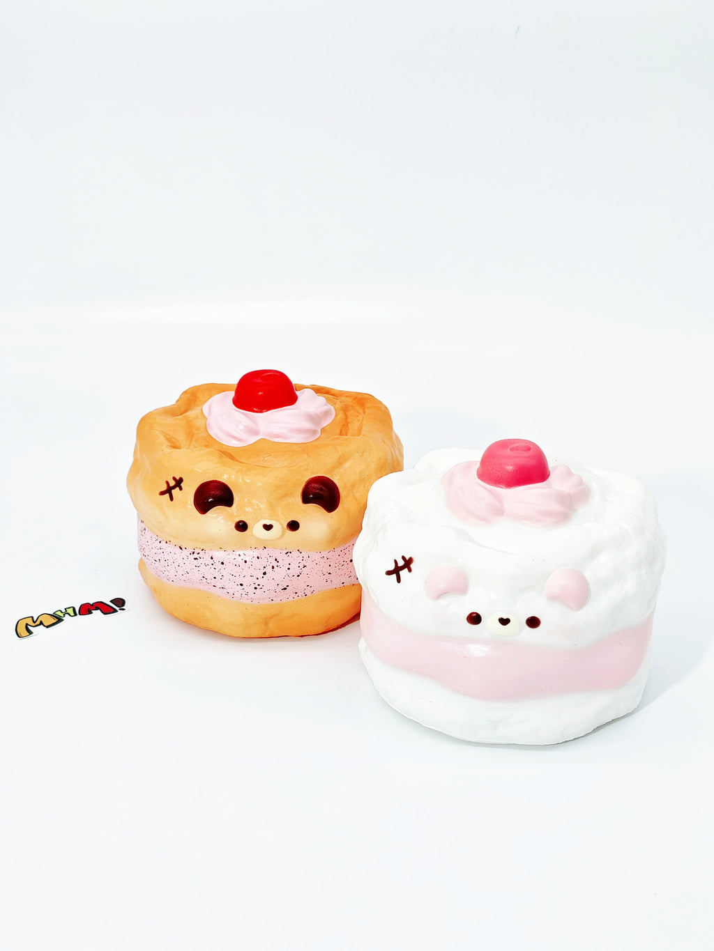 🐻 Bear Chiffon Cake Squishy | 2 Styles Bakery Themed Slow Rising Stress Relief Toy