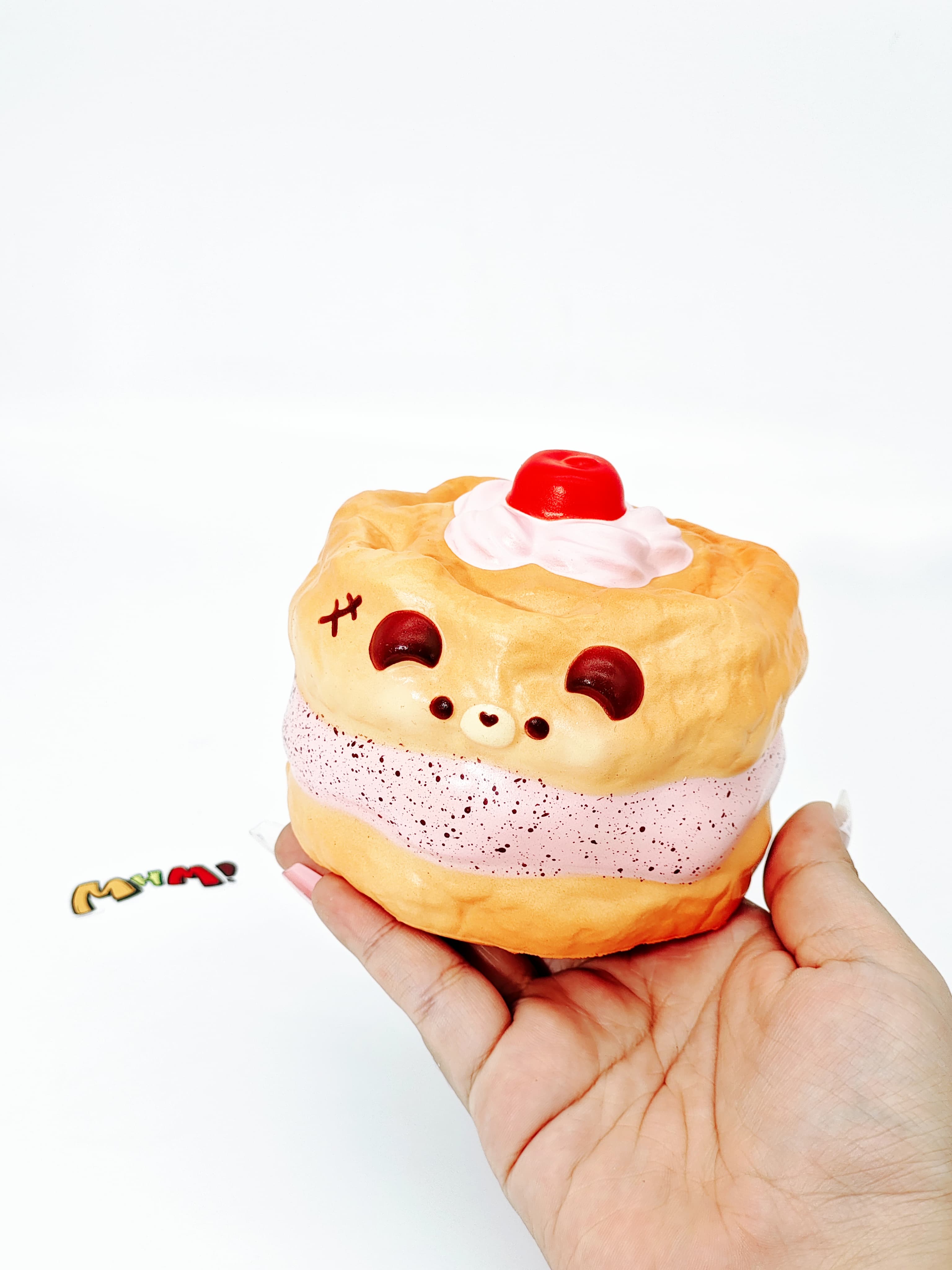 🐻 Bear Chiffon Cake Squishy | 2 Styles Bakery Themed Slow Rising Stress Relief Toy