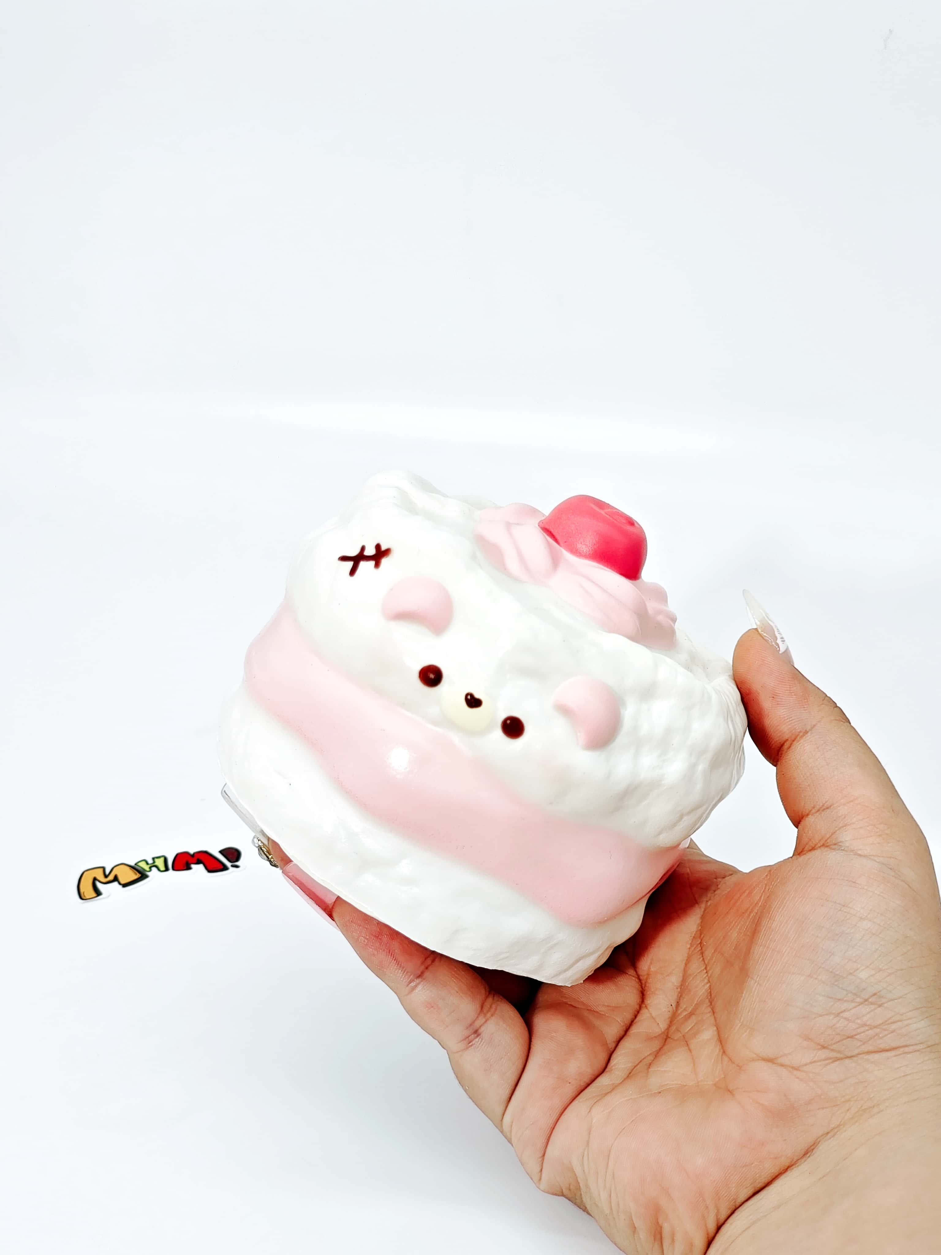 🐻 Bear Chiffon Cake Squishy | 2 Styles Bakery Themed Slow Rising Stress Relief Toy