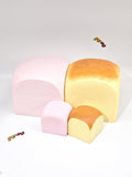The "Parent & Child" Bread Duo 🍞🍞 Jumbo & Mini Hawaiian Roll Squishy Set