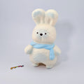 🐰 Blue Scarf Bunny Squishy | Cute Animal Themed Slow Rising Stress Relief Toy