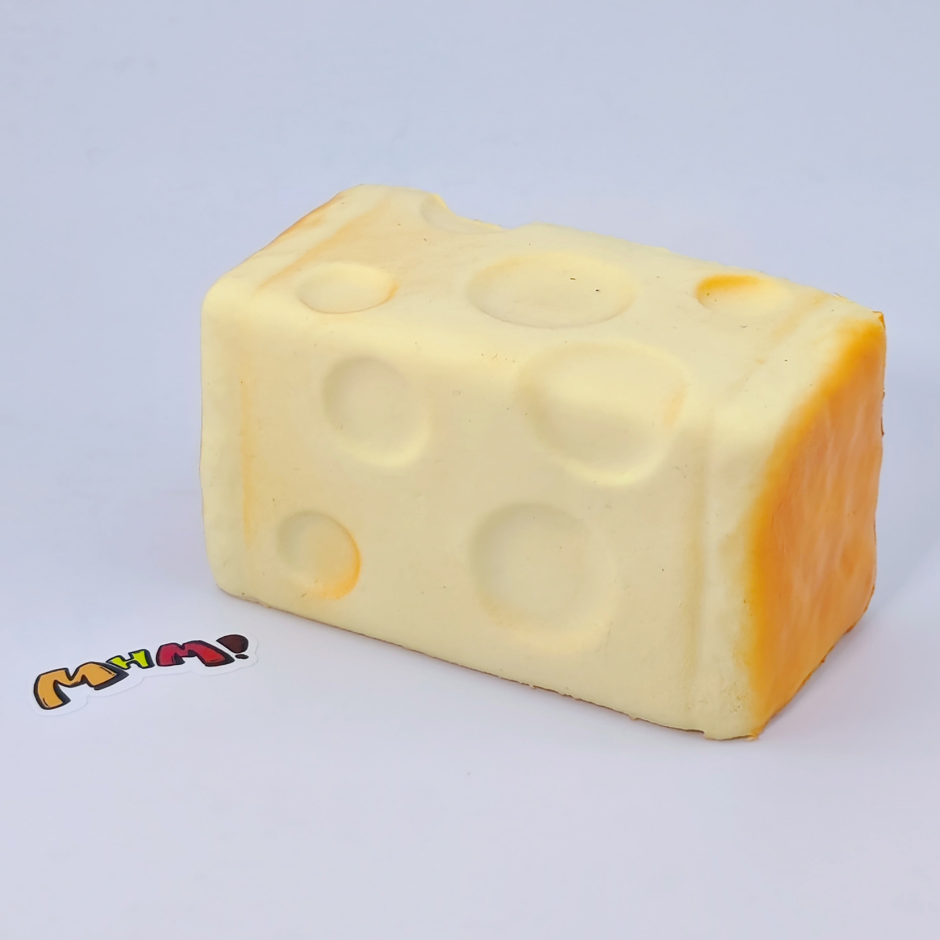 🧀 Cheese Toast Stick Squishy | 2 Styles Bakery Themed Slow Rising Stress Relief Toy