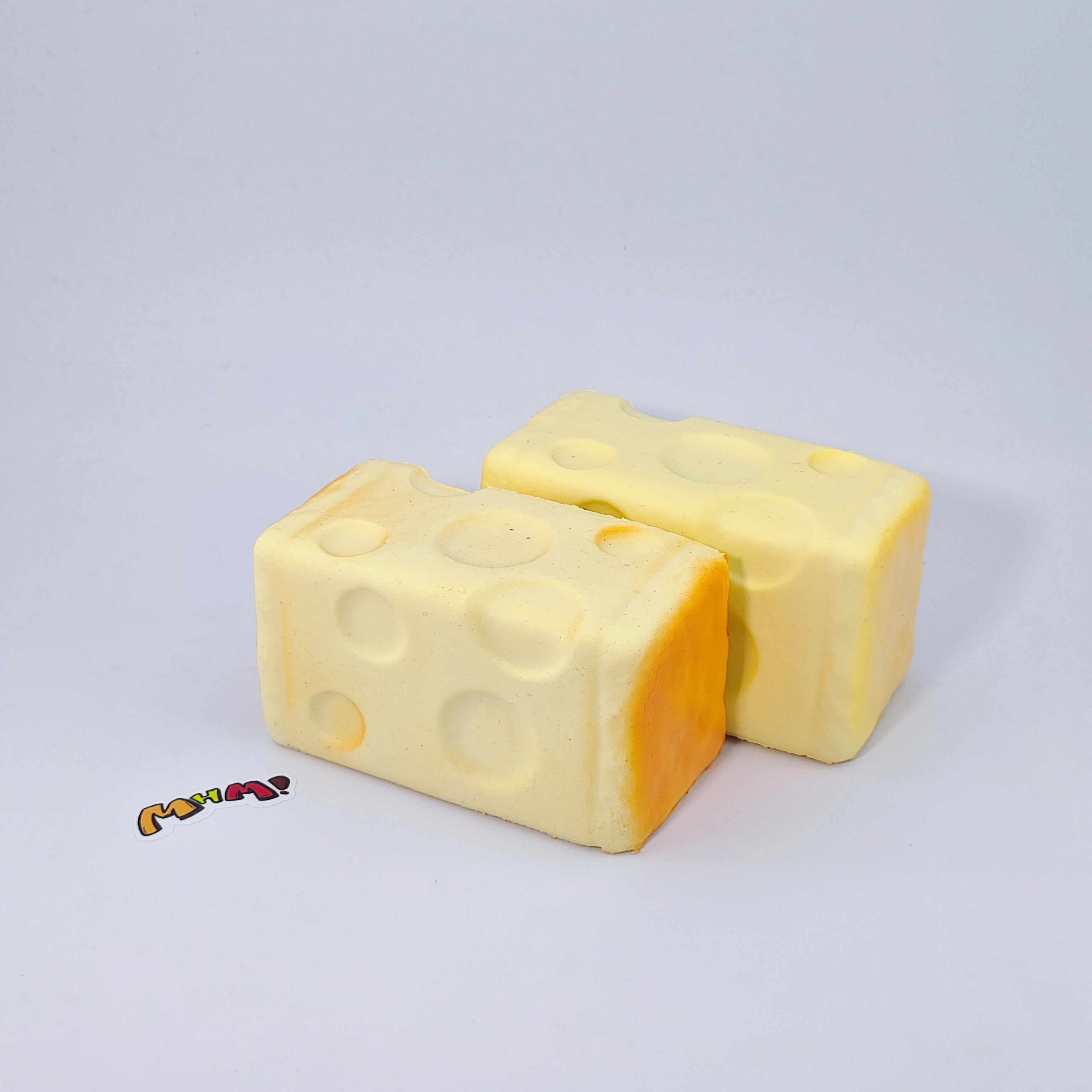 🧀 Cheese Toast Stick Squishy | 2 Styles Bakery Themed Slow Rising Stress Relief Toy