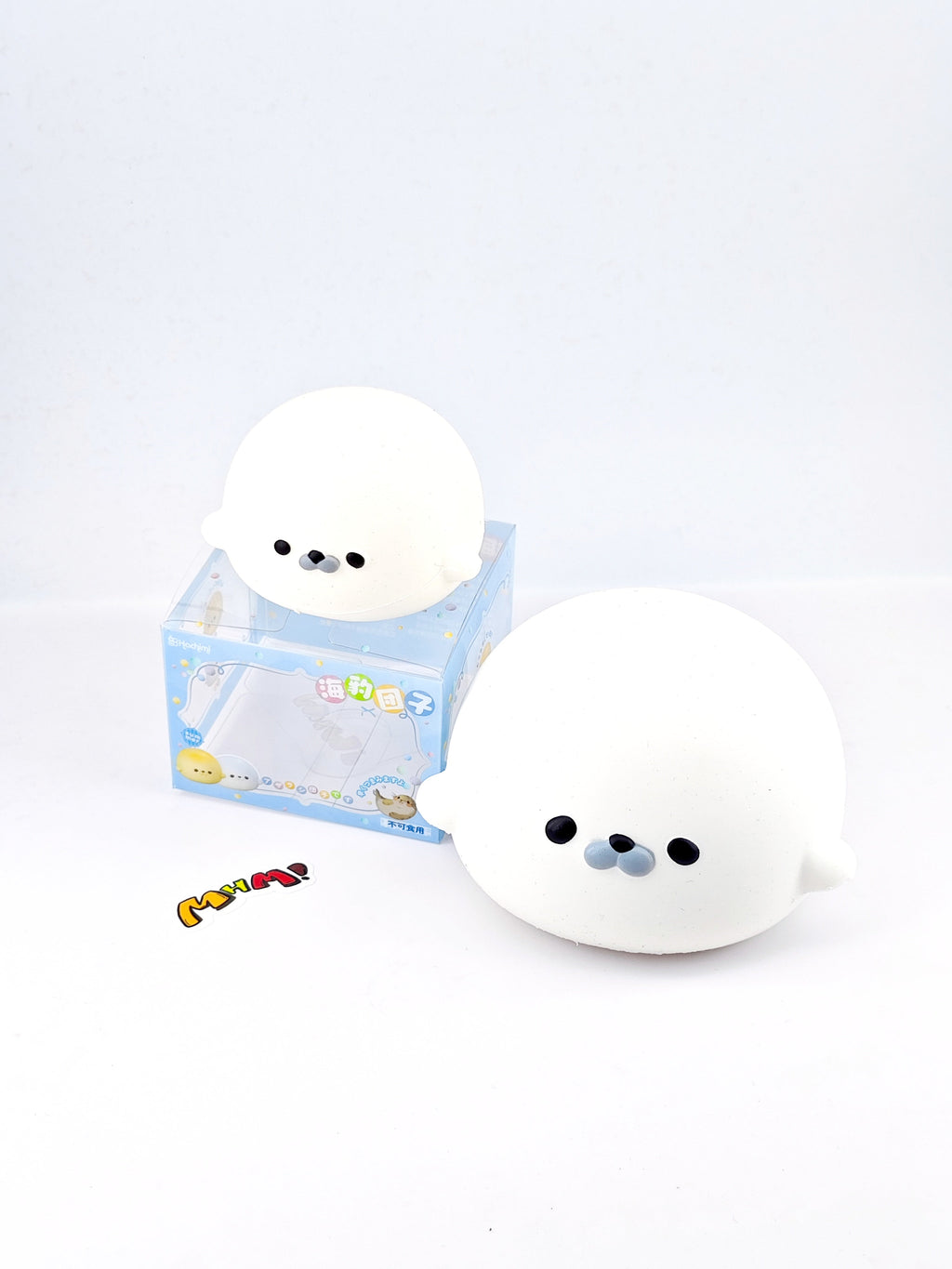 MHM Slow-Rebound Toy Series: Seal Dumpling — Super soft and perfect for little hands. These soft, bouncy rubber toys are ideal for children; they make great gifts for birthdays and holidays, as well as excellent stress-relief toys.