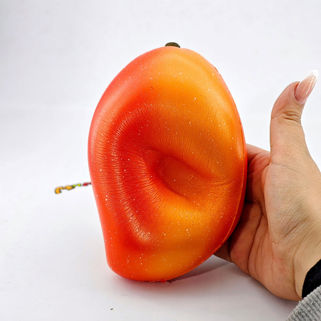 🥭 Tropical Big Mango Squishy | Fruit Themed Slow Rising Stress Relief Toy