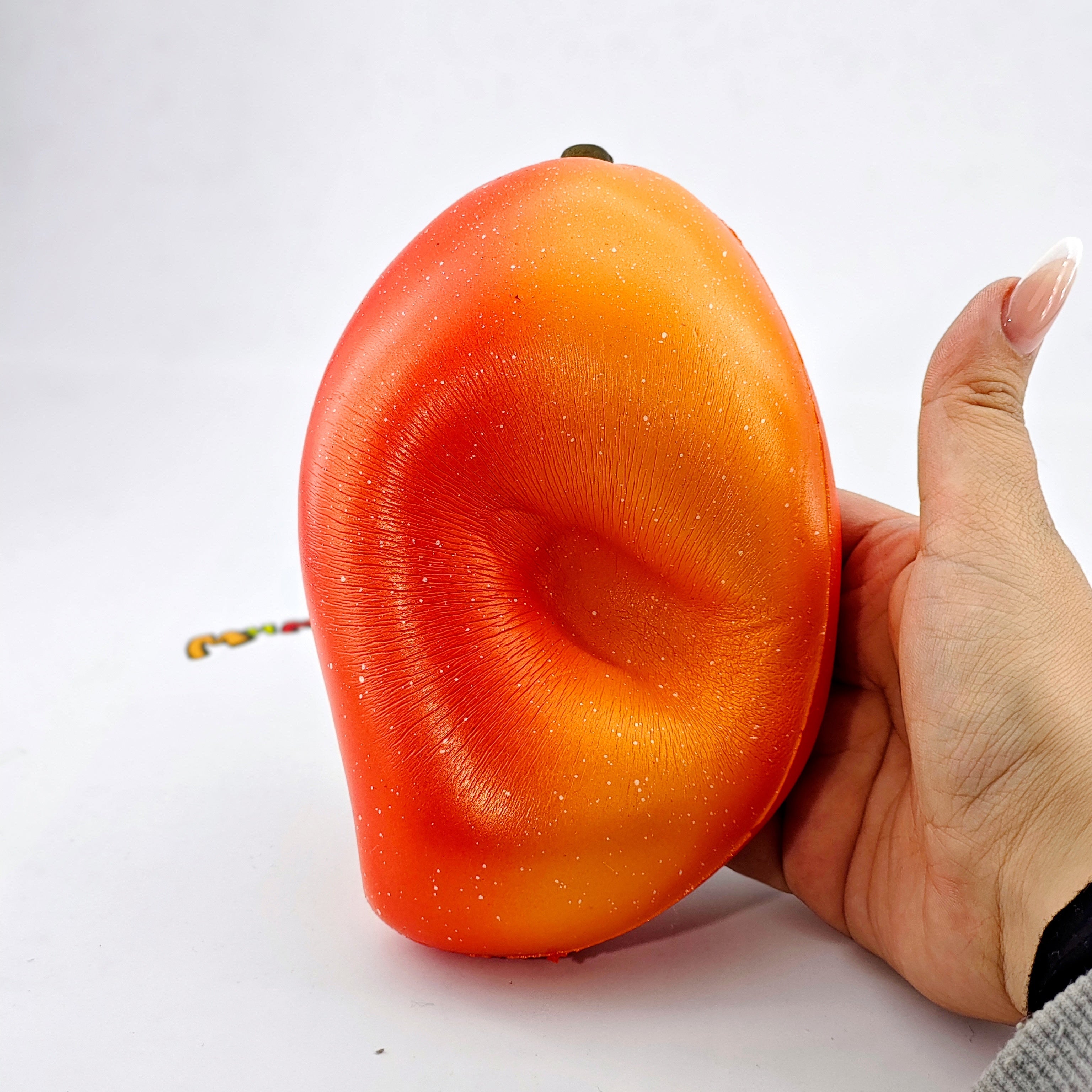 🥭 Tropical Big Mango Squishy | Fruit Themed Slow Rising Stress Relief Toy