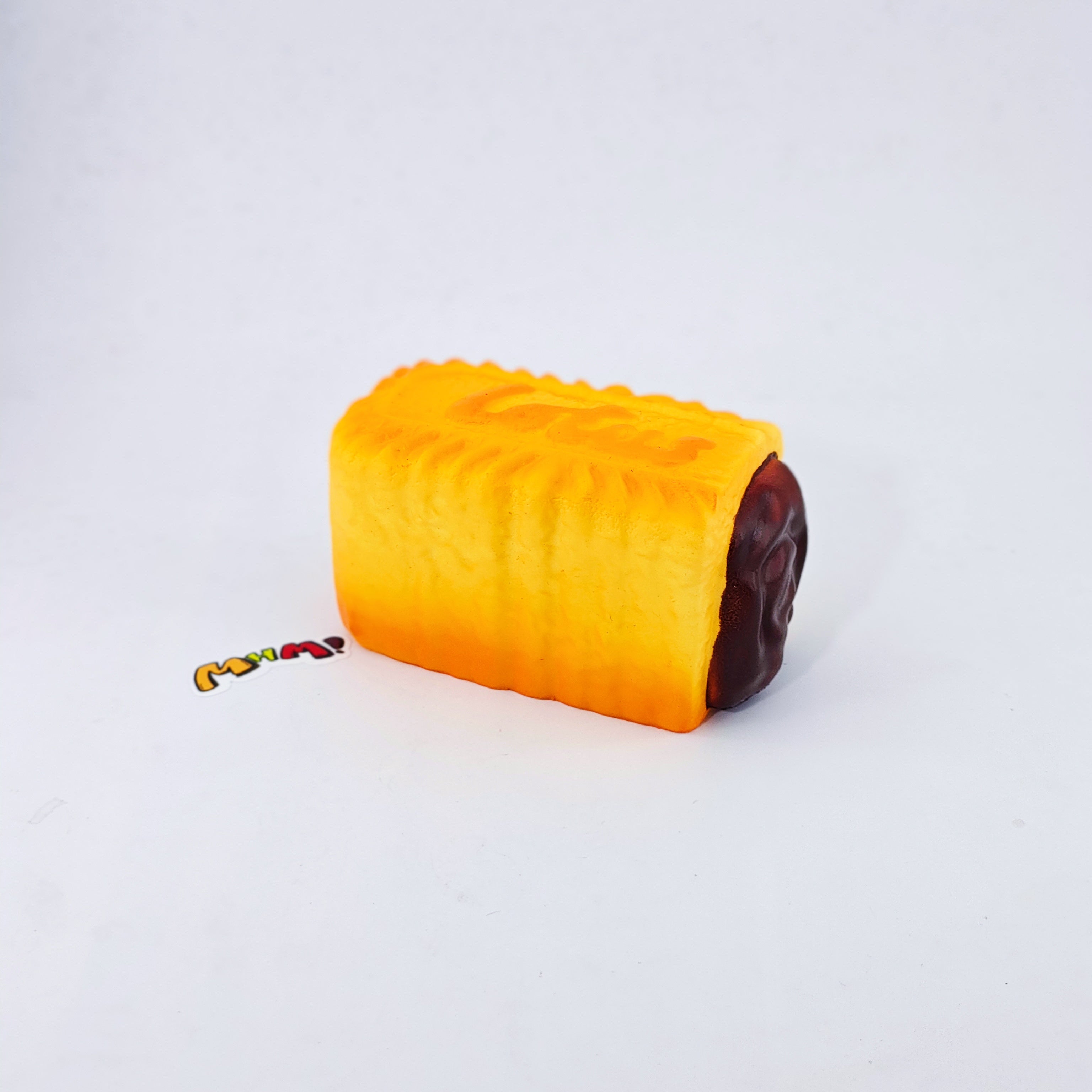 🍫 Dark Thick Filled Milk Biscuit Squishy | Snack Themed Slow Rising Stress Relief Toy