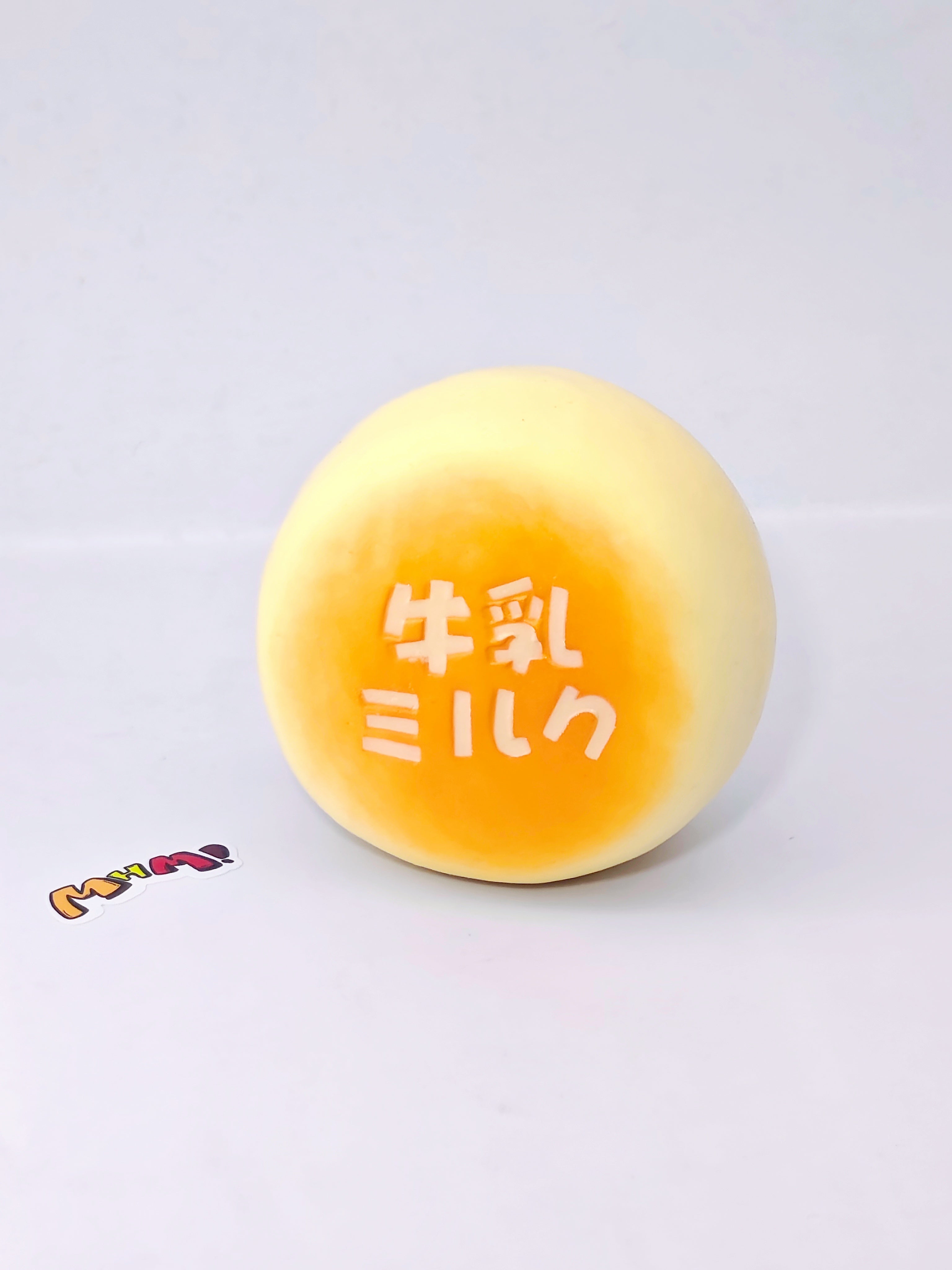 🥛 Soft Milk Bun Squishy | 3 Styles Dairy Bakery Themed Slow Rising Stress Relief Toy