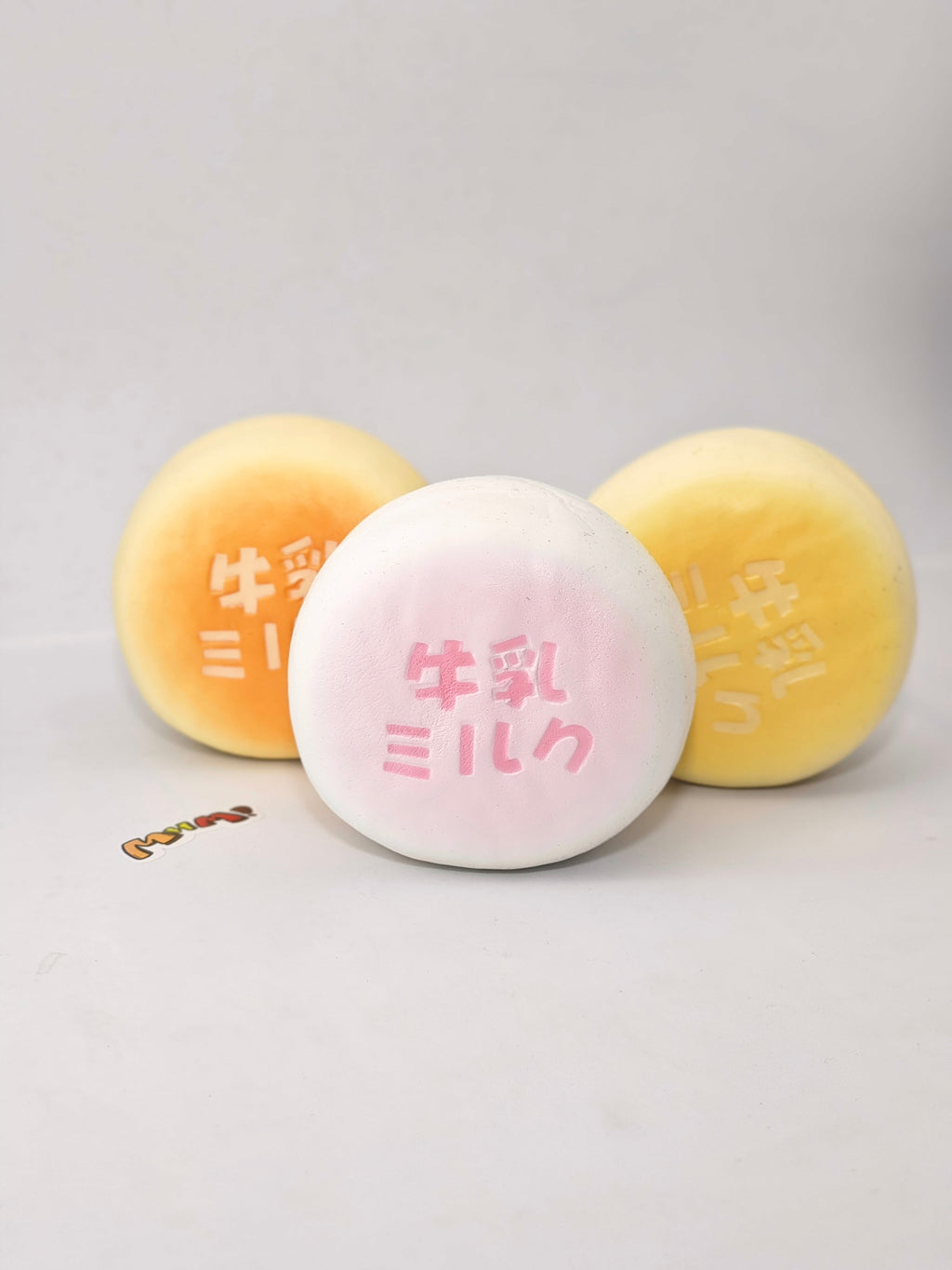 🥛 Soft Milk Bun Squishy | 3 Styles Dairy Bakery Themed Slow Rising Stress Relief Toy