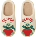 Crisp Apple Yeti Slippers