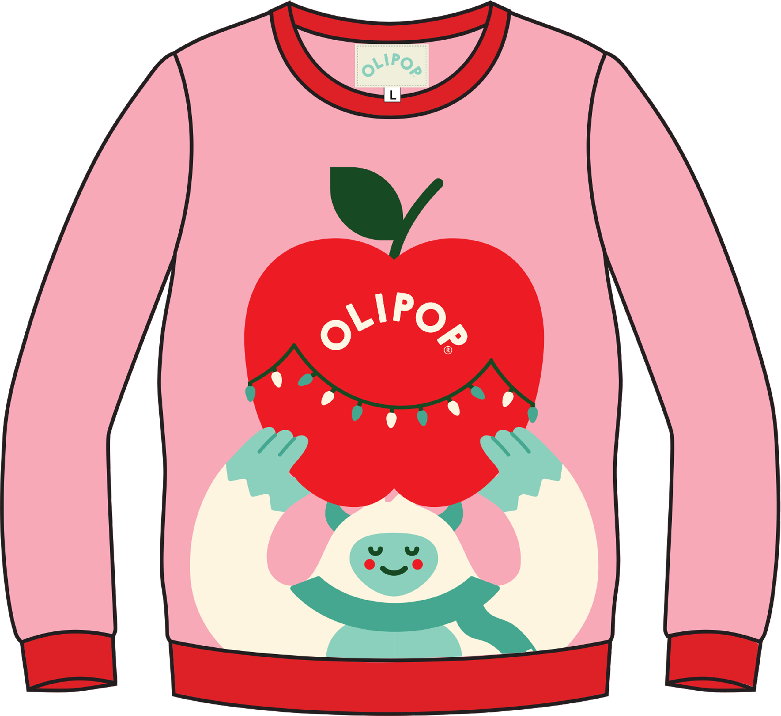 Pink Yeti Sweater