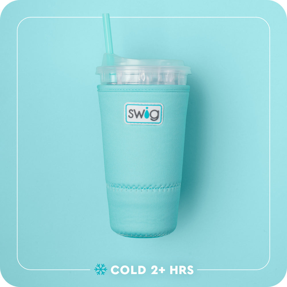 White Golf Ball Large Iced Cup Coolie