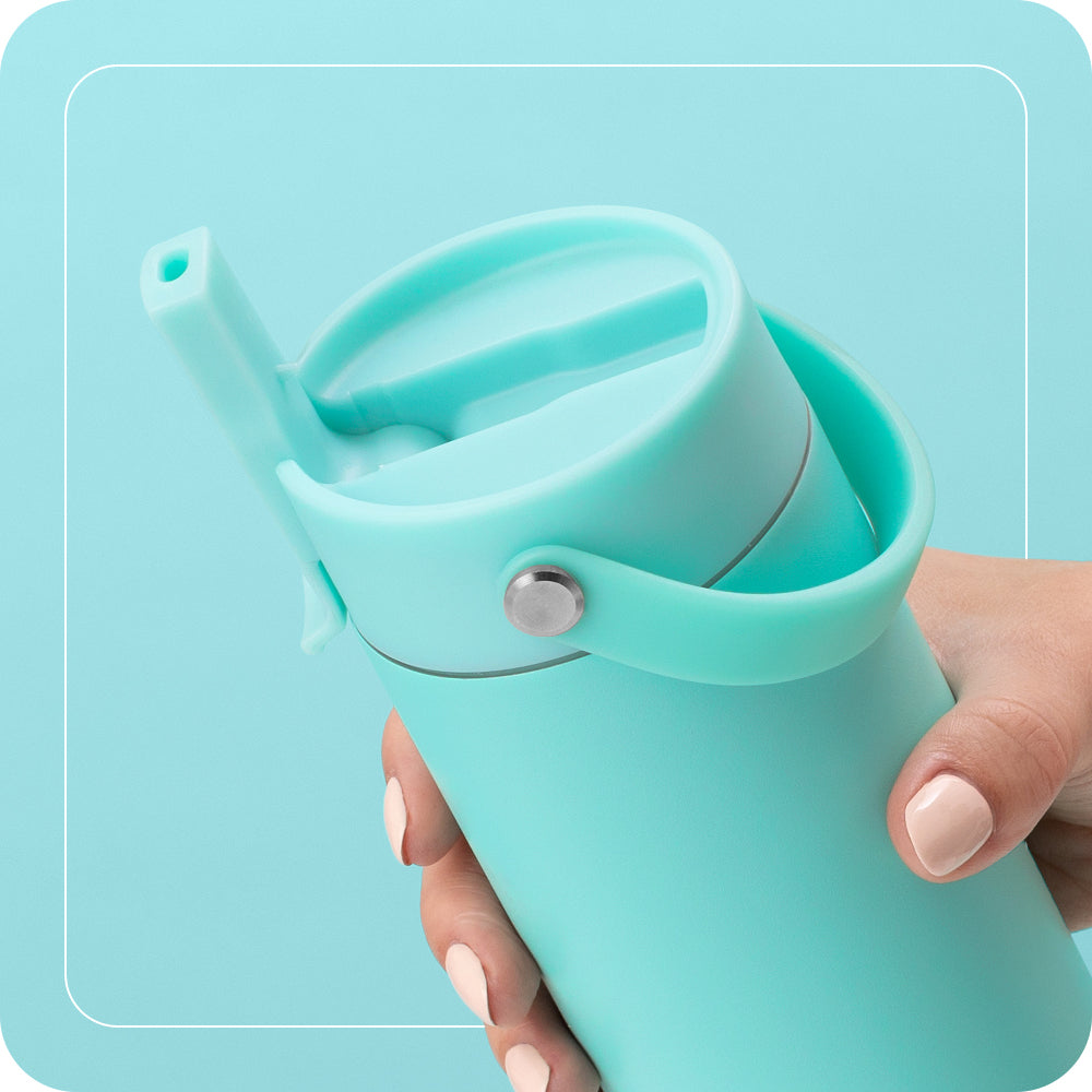 Hey Mister! Flip + Sip Slim Tumbler 12oz