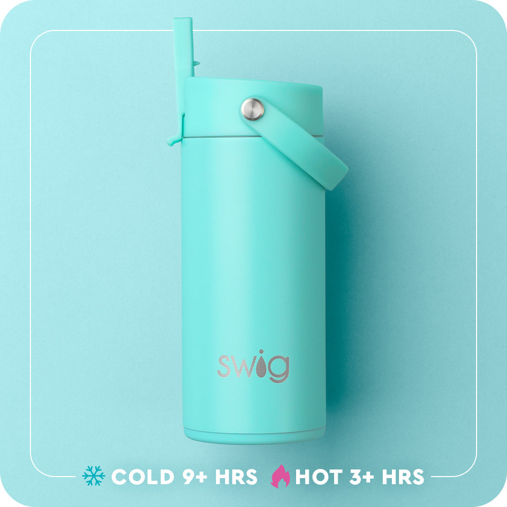 Hey Mister! Flip + Sip Slim Tumbler 12oz