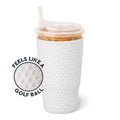 White Golf Ball Large Iced Cup Coolie