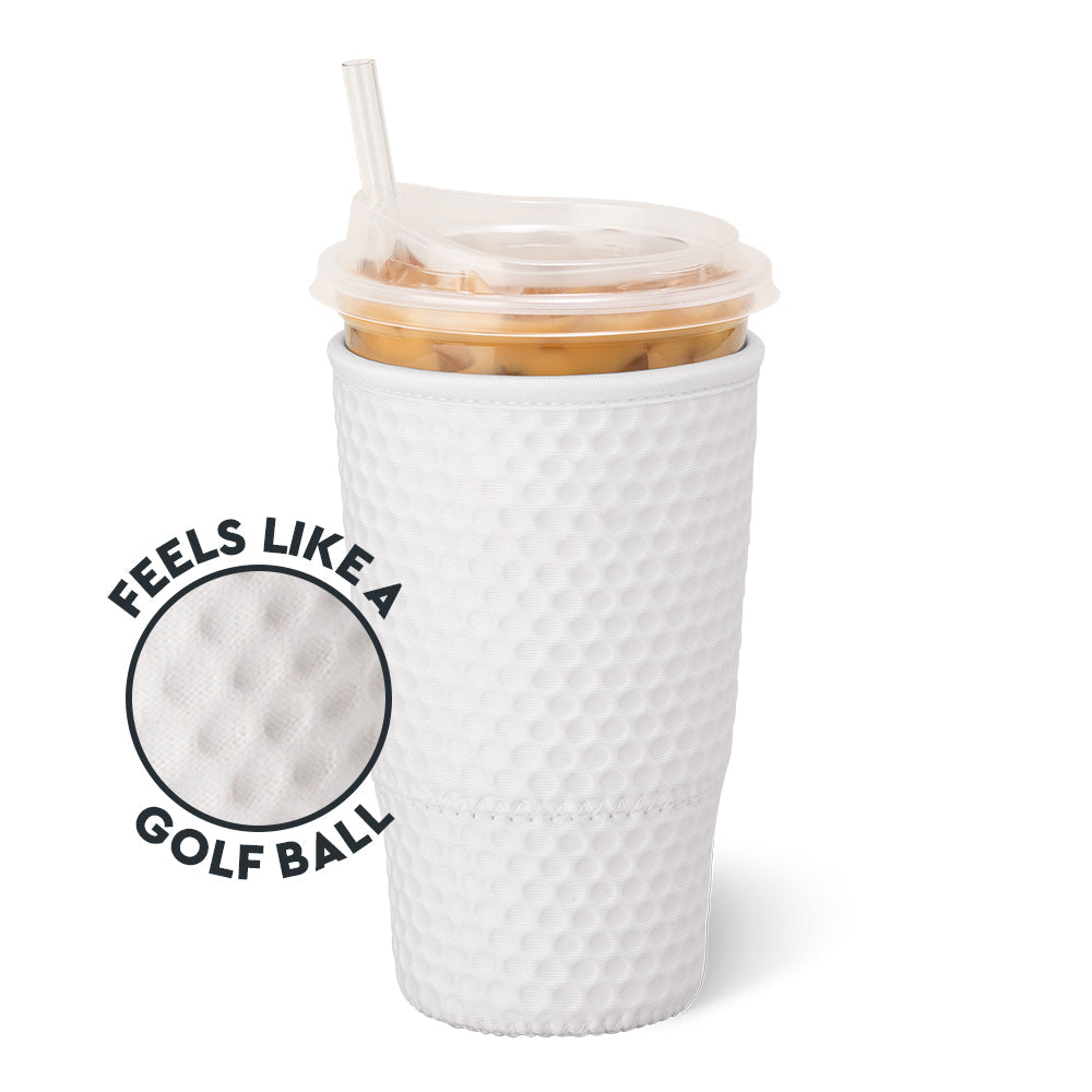 White Golf Ball Large Iced Cup Coolie
