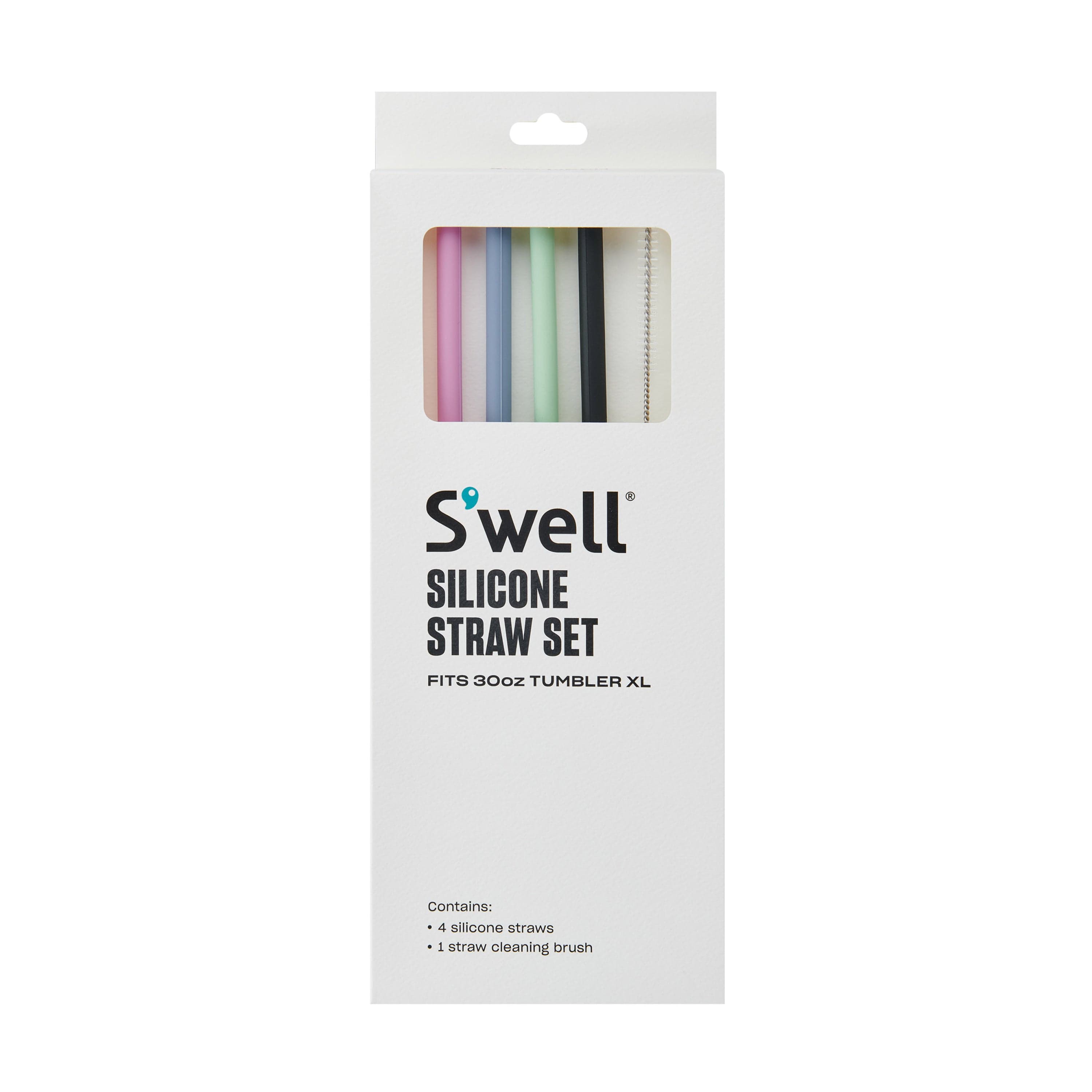 30oz Tumbler XL Silicone Straw Set