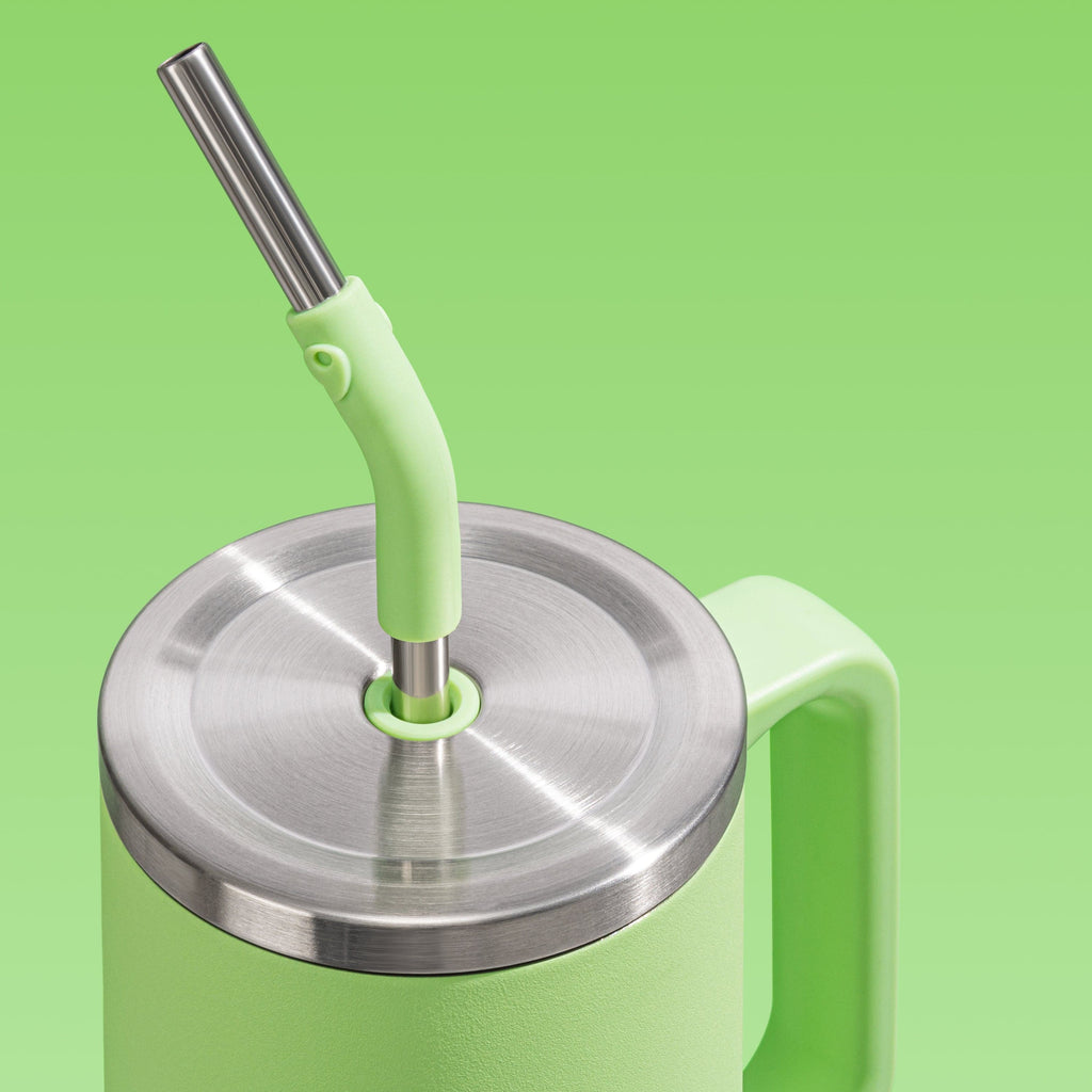 30oz Tumbler XL Stainless Steel Straw Set