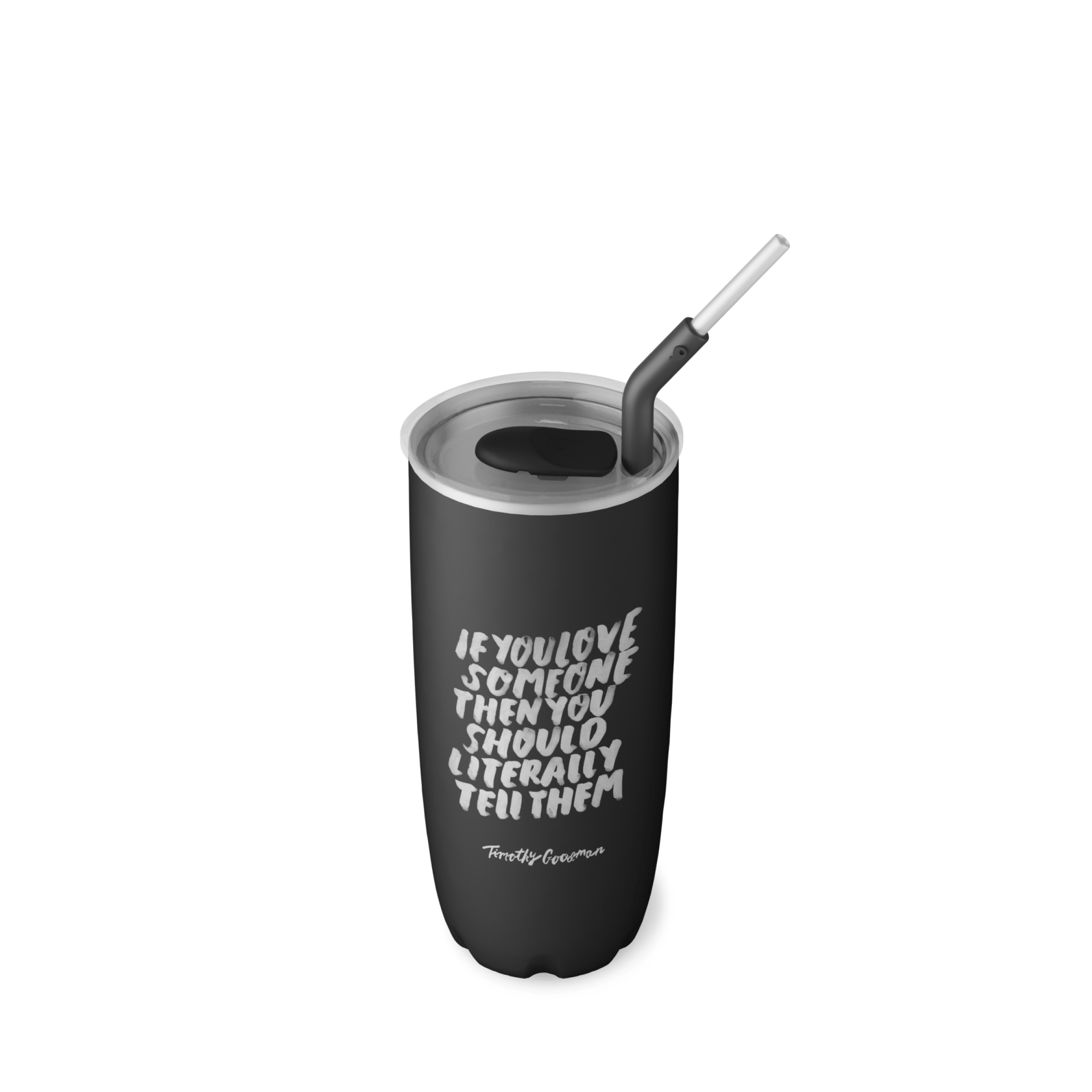 Timothy Goodman x S'well Tumbler with Straw