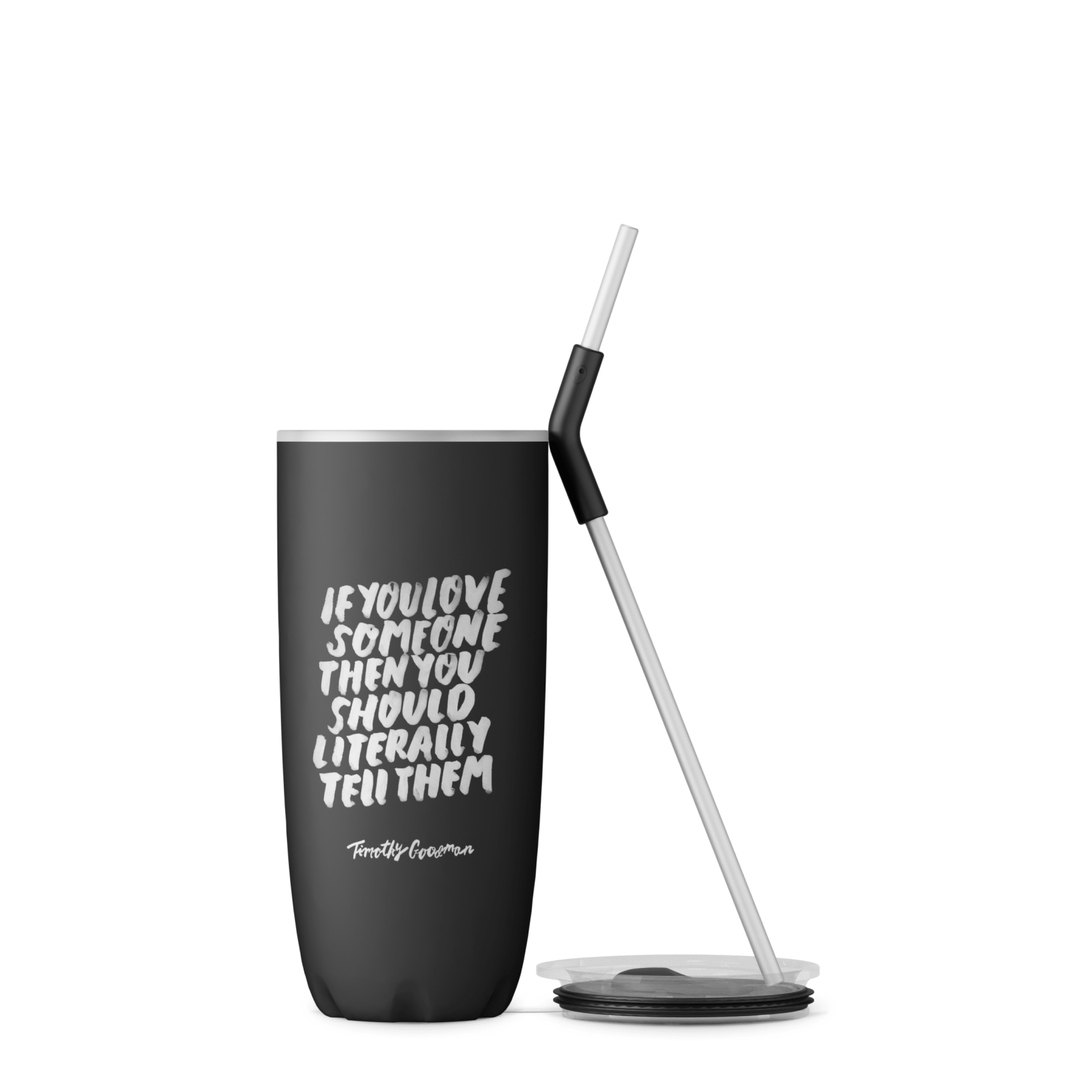 Timothy Goodman x S'well Tumbler with Straw