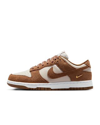 Nike Dunk Low Suede Women's Shoes - Light British Tan/Cream II/White/Light British Tan