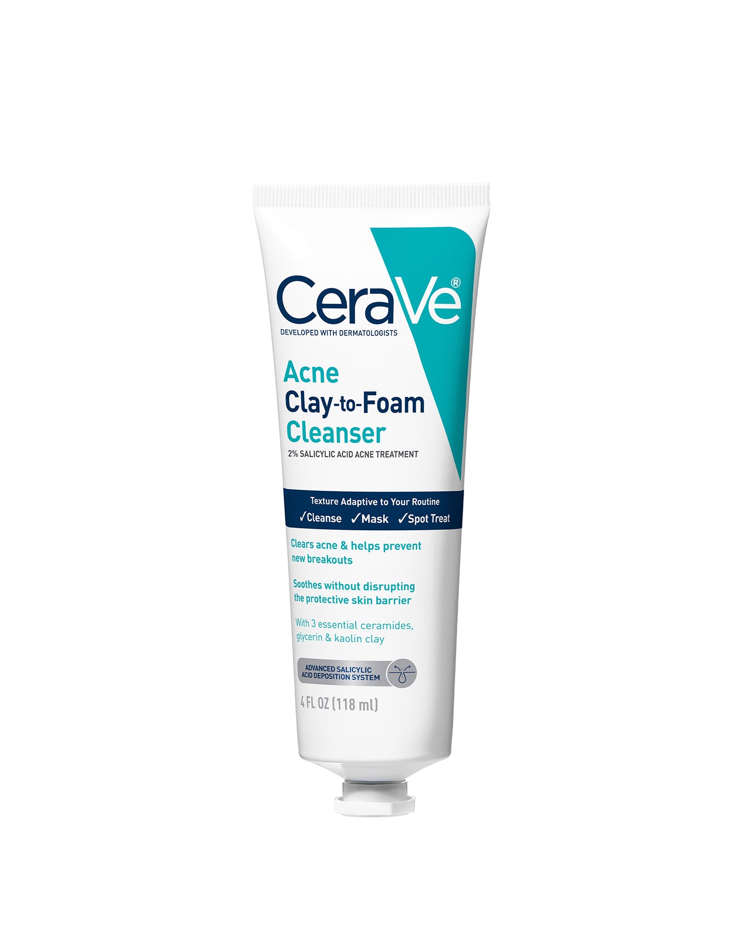 CeraVe Acne Clay To Foam Cleanser