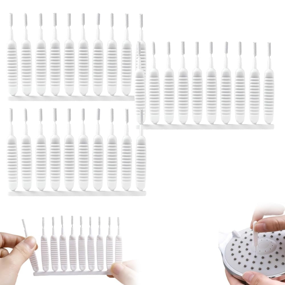 Multifunctional Shower Head Cleaning Brush Set | Deep Cleaning, Anti-Clogging, Specifically Designed for Fine Holes and Crevices | Essential Tool for Bathroom Shower Head Maintenance（10PC）