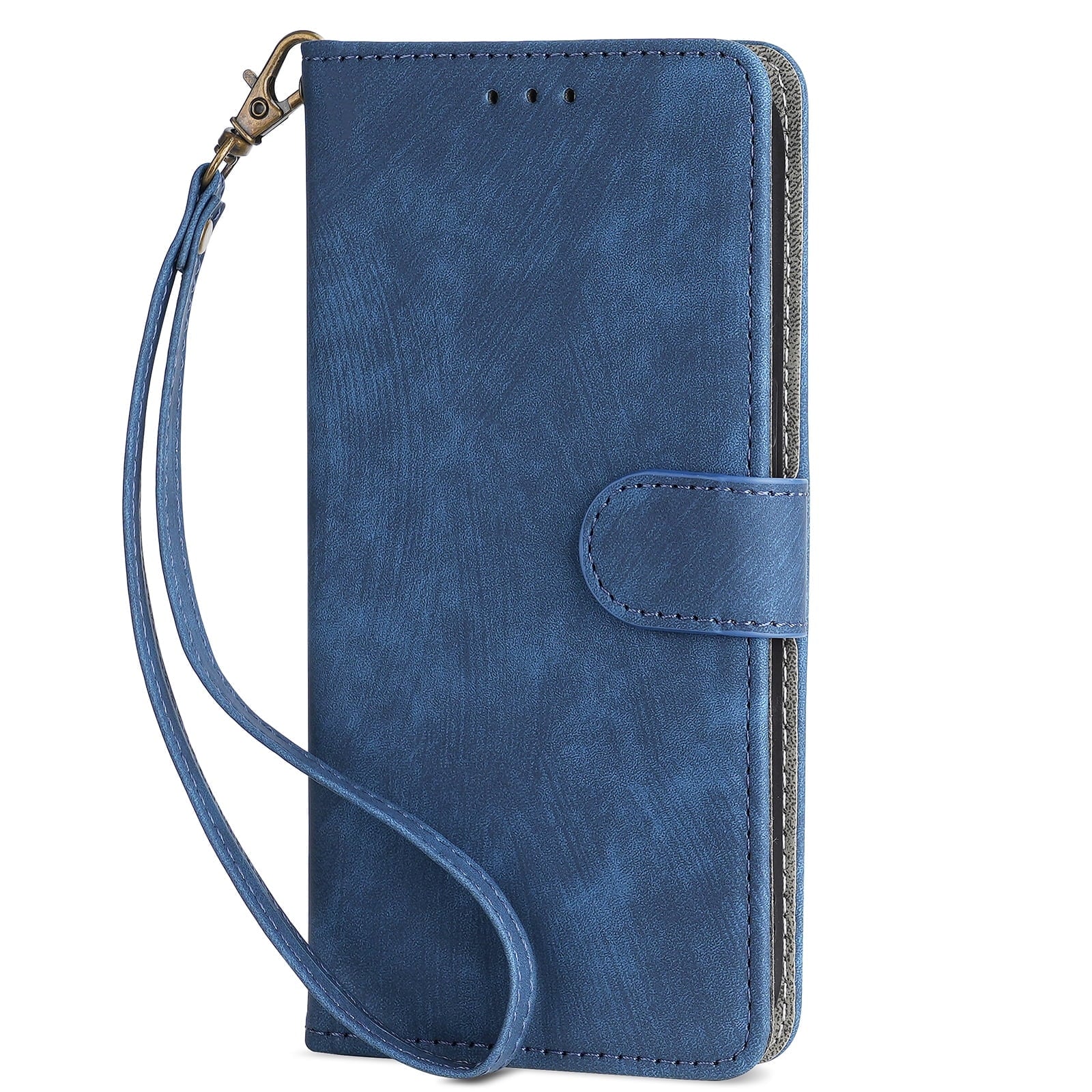 Case for TCL Lively Jitterbug Smart4 Wallet Protective Case, Leather Phone Case with Magnetic Closed Credit Card Slot - Wrist Strap Shockproof Protection Phone Case