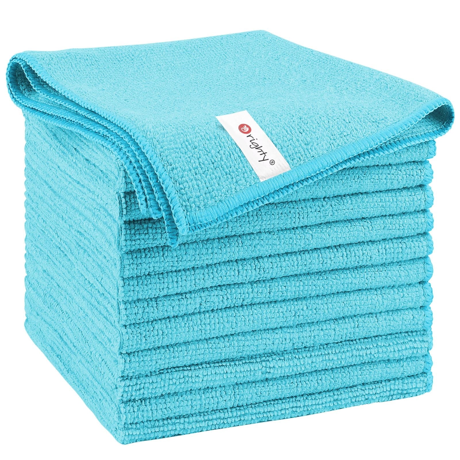 Microfiber Cleaning Cloth Pack Of 24, Microfiber Towels For Cars, Highly Absorbent Car Cleaning Supplies, Lint Free Cloths Clean Rags For Car Care, House, Kitchen, 12x11 Inch, Multicolor