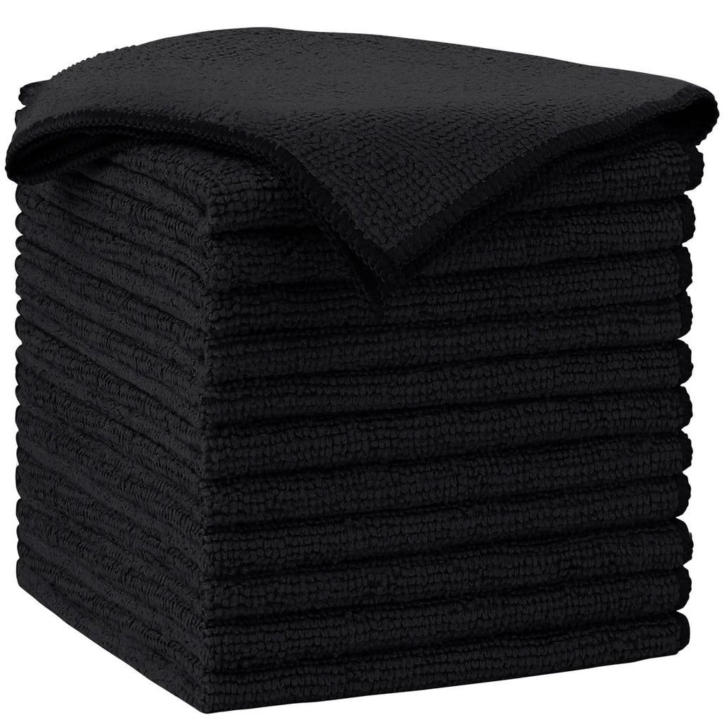 Microfiber Cleaning Cloth-50PK, Soft Microfiber Towels For Cars, Absorbent Cleaning Rags, Lint-Free Streak-Free Wash Cloths For House, Kitchen, Window(12in.x12in)
