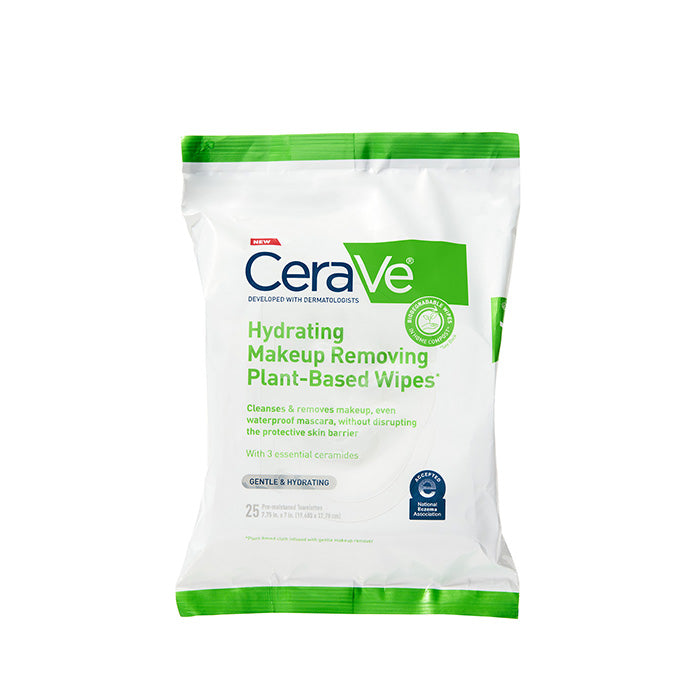CeraVe Hydrating Makeup Removing Plant-Based Wipes