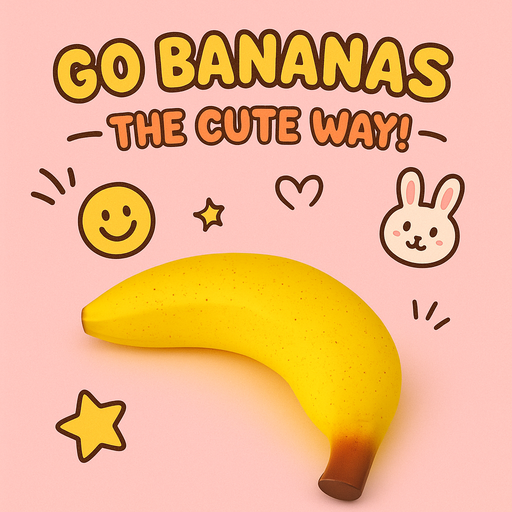 Jumbo Sticky Banana Squishy - Slow Rising Realistic Fruit Toy | Big Yellow Stress Relief Fidget