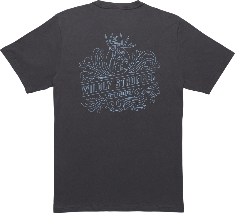 YETI® Engraved Charcoal T-Shirt